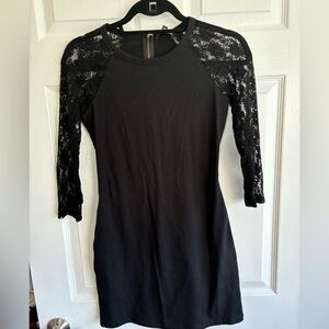 Express black mini dress